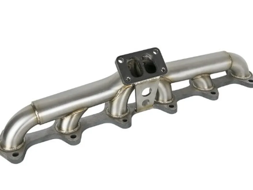 Dodge Diesel Pick-up 1998.5-2002 5.9L (td) Twisted Steel Header Turbo Grenrör (T3) aFe Power