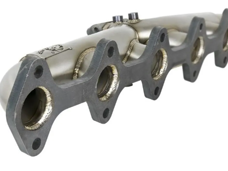 Dodge Diesel Pick-up 1998.5-2002 5.9L (td) Twisted Steel Header Turbo Grenrör (T3) aFe Power