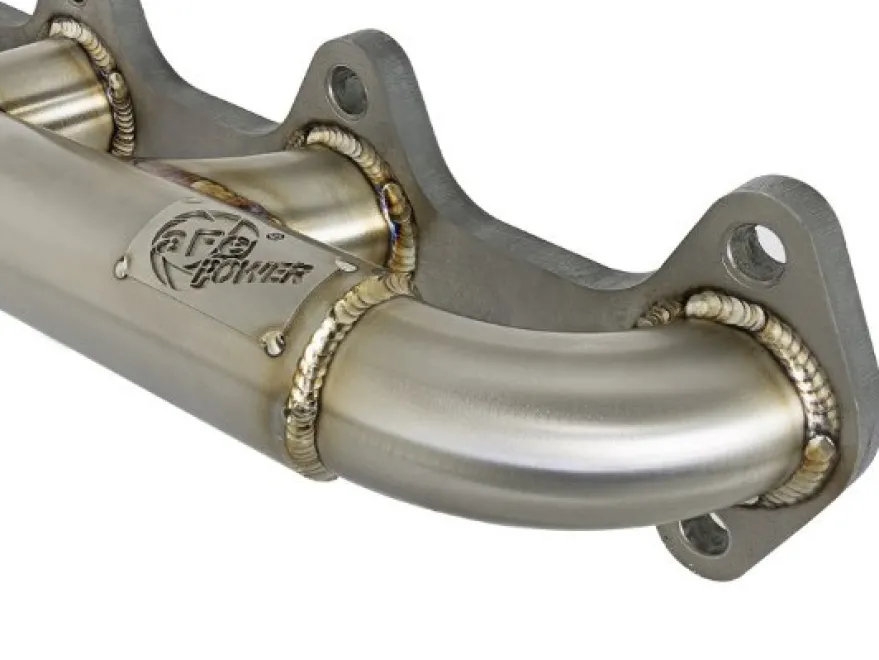 Dodge Diesel Pick-up 1998.5-2002 5.9L (td) Twisted Steel Header Turbo Grenrör (T3) aFe Power