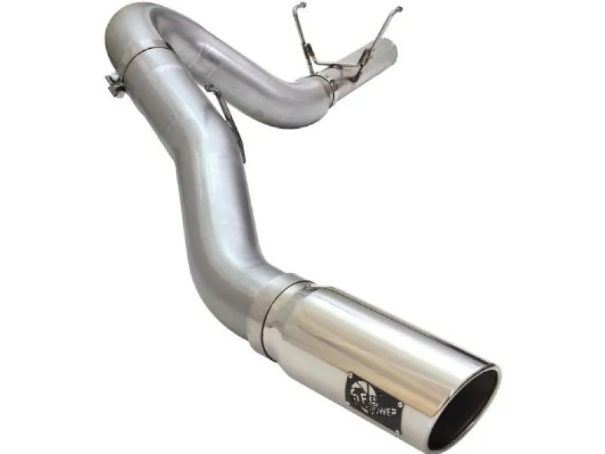 Dodge RAM Diesel Pick-up 2013-2018 6.7L (td) MACHForce XP Sportavgassystem Large Bore 5in DPF-Back aFe Power - Polerade Utblås