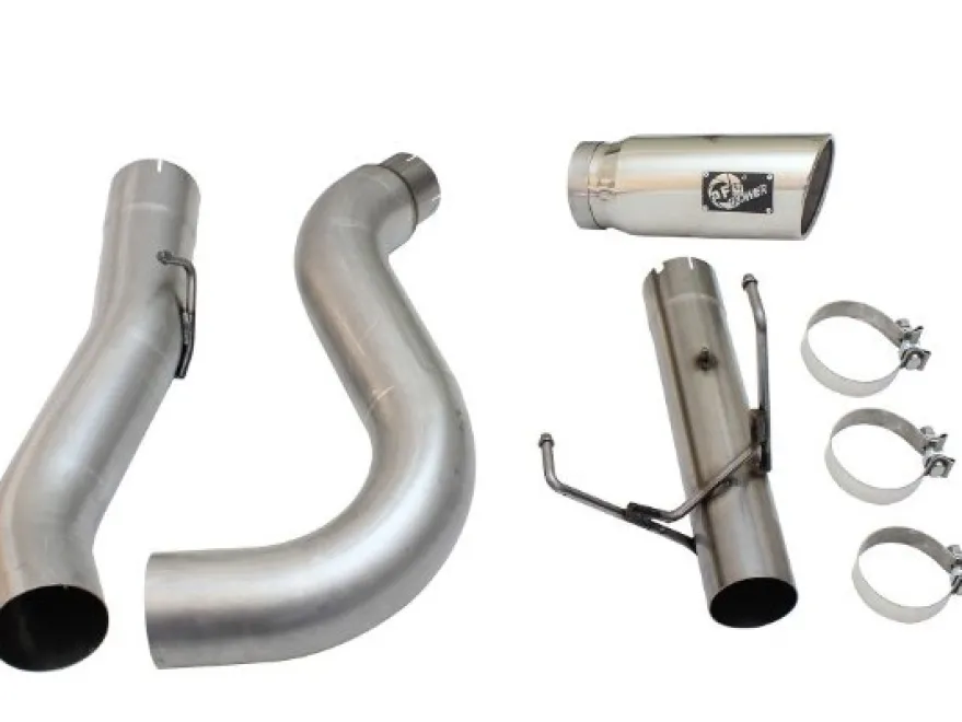Dodge RAM Diesel Pick-up 2013-2018 6.7L (td) MACHForce XP Sportavgassystem Large Bore 5in DPF-Back aFe Power - Polerade Utblås