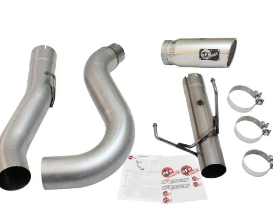 Dodge RAM Diesel Pick-up 2013-2018 6.7L (td) MACHForce XP Sportavgassystem Large Bore 5in DPF-Back aFe Power - Polerade Utblås