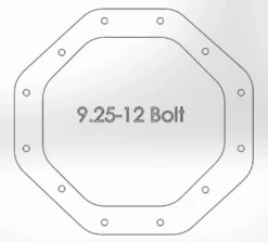 Dodge 1500 1994-2018/RAM EcoDiesel 2014-2022 (Corporate 9.25-12) Bakre Diffkåpa aFe Power - Svart