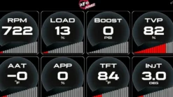 Dodge/RAM/Ford/GM Diesel Pick-up 2008-2023 6.7L (td)/V8-6.4L/6.6L/6.7L (td) Advanced Gauge Display Digital 5.5in Monitor aFe Power