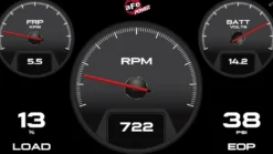 Dodge/RAM/Ford/GM Diesel Pick-up 2008-2023 6.7L (td)/V8-6.4L/6.6L/6.7L (td) Advanced Gauge Display Digital 5.5in Monitor aFe Power