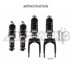 Dodge VIPER (85.5mm Gaffelbredd) 96-08 Coilovers BC-Racing BR Typ RN