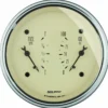 Dual-mätare Bränsle / Oljetryck 87mm 240ΩE-33ΩF & 100PSI (Elektrisk) ANTQ BEIGE