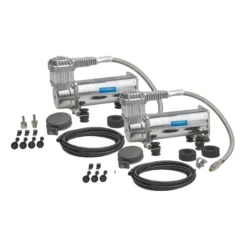 Dual Pack Kompressorer Luftfjädring NXT-4 Krom CE-Märkt Airworx Suspension