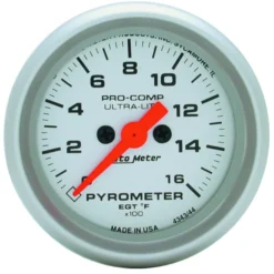 EGT-mätare 52mm 1600ºF (Digital Stepper-motor) Ultra-Lite