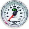 EGT-mätare 52mm 2000ºF (Digital Stepper-motor) NV
