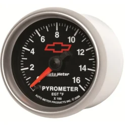 EGT-mätare 52mm 1600ºF (Digital Stepper-motor) GM CHEVY Svart