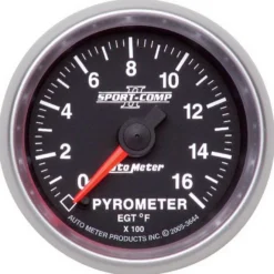 EGT-mätare 52mm 1600ºF (Digital Stepper-motor) SPORT-COMP II
