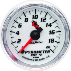 EGT-mätare 52mm 2000ºF (Digital Stepper-motor) C2