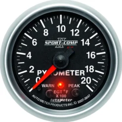 EGT-mätare 52mm 2000ºF (Digital Stepper-motor) SPORT-COMP II