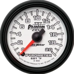 EGT-mätare 52mm 2000ºF (Digital Stepper-motor) PHANTOM II