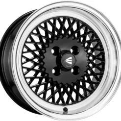 ENKEI ENKEI92, 15x7, 38, 4x100, 72.6, Svart / Polerad Fälg