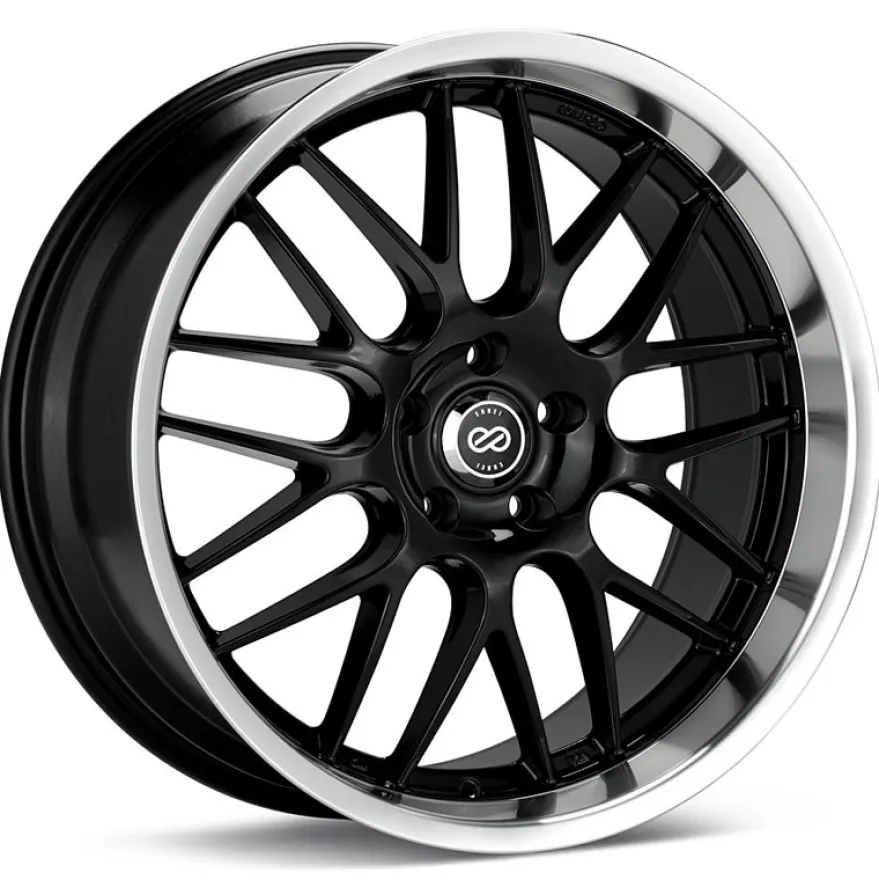 ENKEI LUSSO, 20x8.5, 40, 5x114.3, Svart / Polerad Fälg