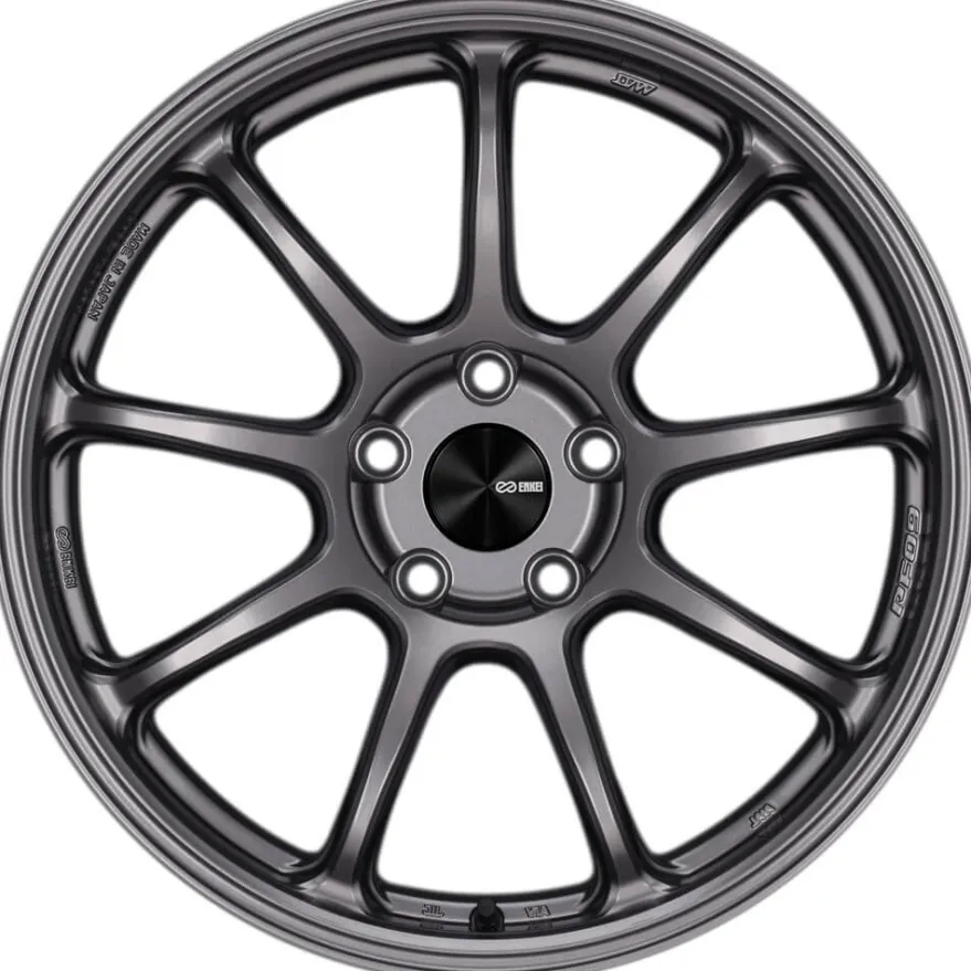 Enkei, PF09, 18x9, 42, 5x100, 75, Dark Silver Fälg