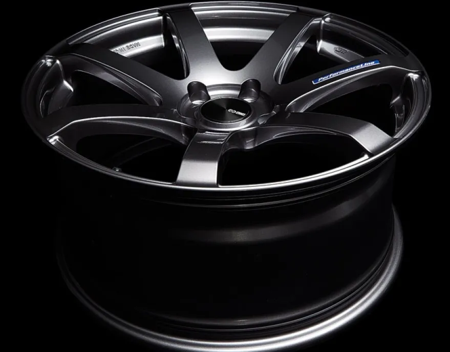 ENKEI PF07, 19x9, 27, 5x114.3, 75, Mörk Silver Fälg