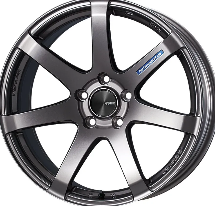 ENKEI PF07, 17x9, 38, 5x100, 75, Mörk Silver Fälg