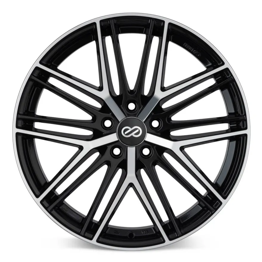 Enkei, PHANTOM, 20x8.5, 40, 5x120, 72,6, Black Machined Fälg
