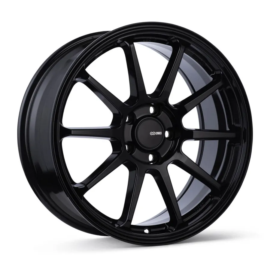 Enkei PX-10, 17x7.5, 45, 5x100, 72,6, Blanksvart Fälg