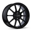 Enkei PX-10, 18x8, 45, 5x114.3, 72,6, Blanksvart Fälg
