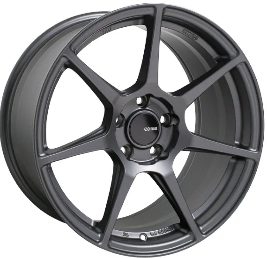 Enkei TFR, 18x9.5, 45mm, 5x100, 72.6mm, Matte Gunmetallic Fälg