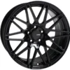Enkei TMS, 17x9.0, 45mm, 5x100, 72.6mm, Gloss Black Fälg