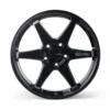 Enkei, T6R, 17x8, 45, 5x100, 72,6, Blanksvart Fälg