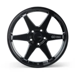 Enkei, T6R, 18x8.5, 38, 5x114.3, 72,6, Blanksvart Fälg