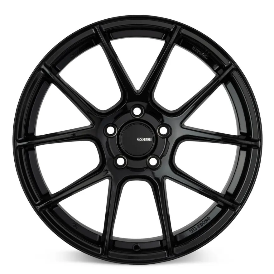 Enkei, TS-V, 18x8, 45, 5x114.3, 72,6, Blanksvart Fälg