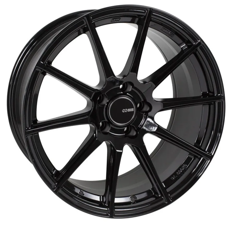 Enkei TS10, 18x8, 45mm, 5x100, 72.6mm, Black Fälg