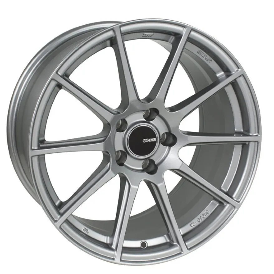 Enkei TS10, 17x8, 45mm, 5x100, 72.6mm, Grey Fälg