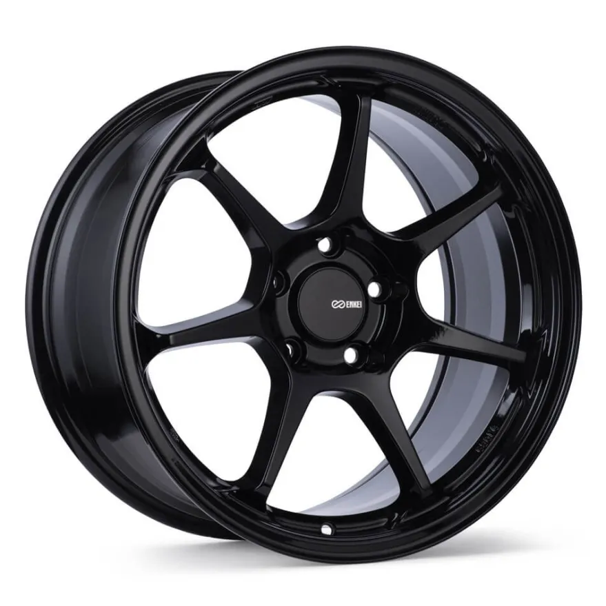 Enkei, TS-7, 18x8.5, 38, 5x114.3, 72,6, Blanksvart Fälg