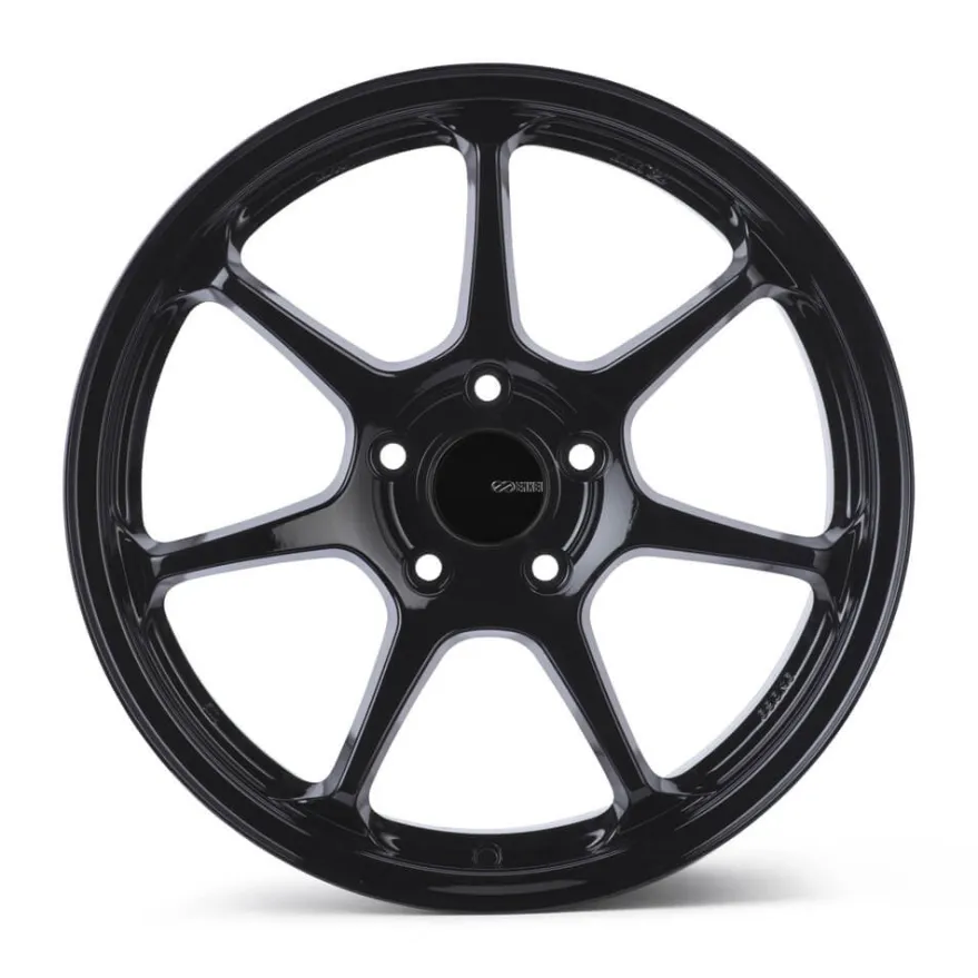 Enkei, TS-7, 18x8.5, 38, 5x114.3, 72,6, Blanksvart Fälg