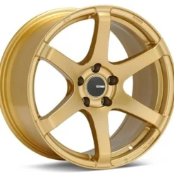 ENKEI T6S, 17x8, 45, 5x100, 72.6, Guld Fälg