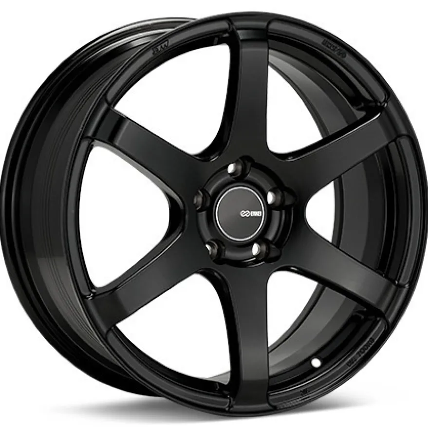 ENKEI T6S, 18x9.5, 45, 5x100, 72.6, Svart Fälg