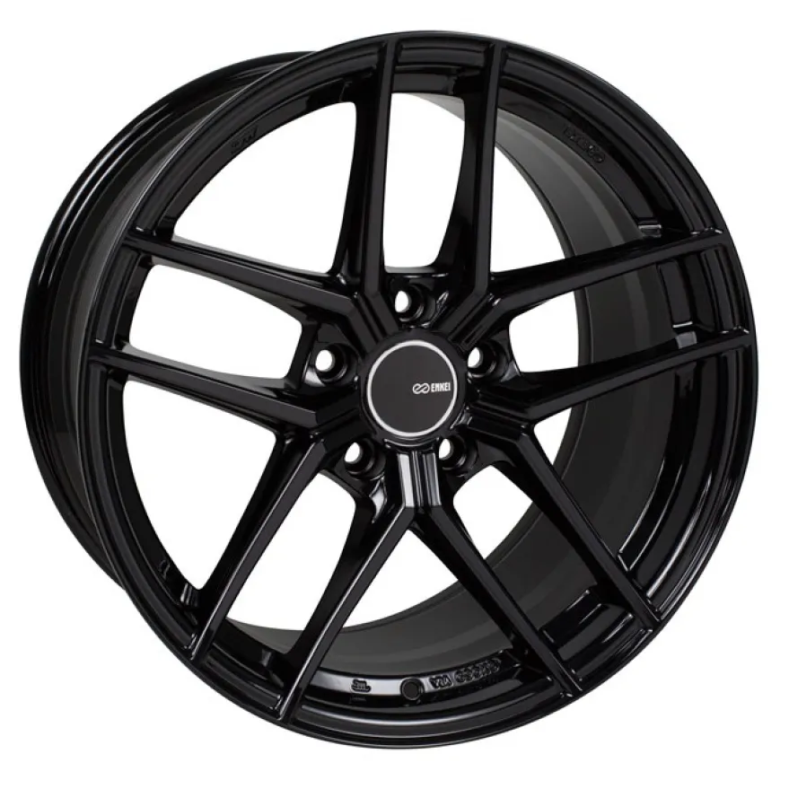 Enkei TY5, 18x9.5, 45mm, 5x100, 72.6mm, Black Fälg