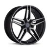 Enkei, VICTORY, 18x8, 40, 5x114.3, 72,6, Black Machined Fälg