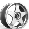 Fifteen52 Chicane 17x7.5 4x100/4x108 42mm ET 73.1mm Speed Silver Fälg