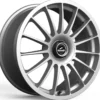 Fifteen52 Podium 17x7.5 4x100/4x108 42mm ET 73.1mm Speed Silver Fälg