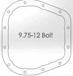 Ford F-150 1997-2023 Bakre Diffkåpa 12 Bult 9.75 Tum aFe Power - Machined