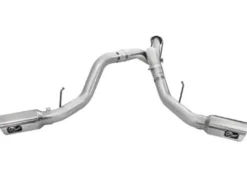 Ford F-250/F-350 Super Duty 2011-2014 V8-6.7L Atlas Avgassystem 4in DPF-Back Avgassystem Aluminiserat Stål Polerat Utblås aFe Power