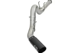 Ford F-250/ F-350 Super Duty 2017-2024 V8-6.7LATLAS 5in DPF-Bak Aluminiserat Stål Sportavgassystem aFe Power - Svarta Utblås