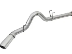Ford F-250/ F-350 Super Duty 2017-2024 V8-6.7L ATLAS 5in DPF-Bak Aluminiserat Stål Sportavgassystem aFe Power - Polerade ändrör