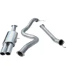 Ford Fiesta Mk7 ST180 & ST200 13- 3 Catback Sportavgassystem (Ej Ljuddämpat) Twin Tailpipe Cobra Sport