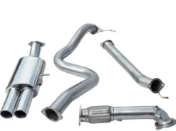 Ford Fiesta Mk7 ST180 & ST200 13- Turboback-sportavgassystem (Med De-Cat & Ej Ljuddämpat) Dubbla utblås Cobra Sport