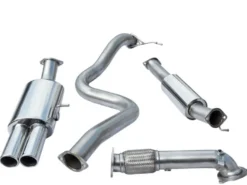 Ford Fiesta Mk7 ST180 & ST200 13- Turboback-sportavgassystem (Med De-Cat & Ljuddämpare) Dubbla utblås Cobra Sport
