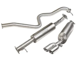 Ford Fiesta Mk7 1.0T EcoBoost (Zetec S) 13- Catback Sportavgassystem (Ljuddämpat) Cobra Sport